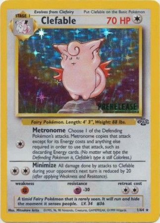 Clefable (1/64) (Prerelease Promo) [Jungle Unlimited] | Odin's Place