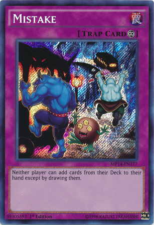 Mistake [MP14-EN177] Secret Rare | Odin's Place