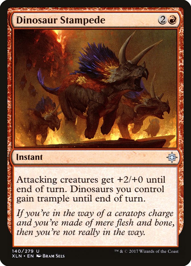 Dinosaur Stampede (140) [Ixalan] | Odin's Place