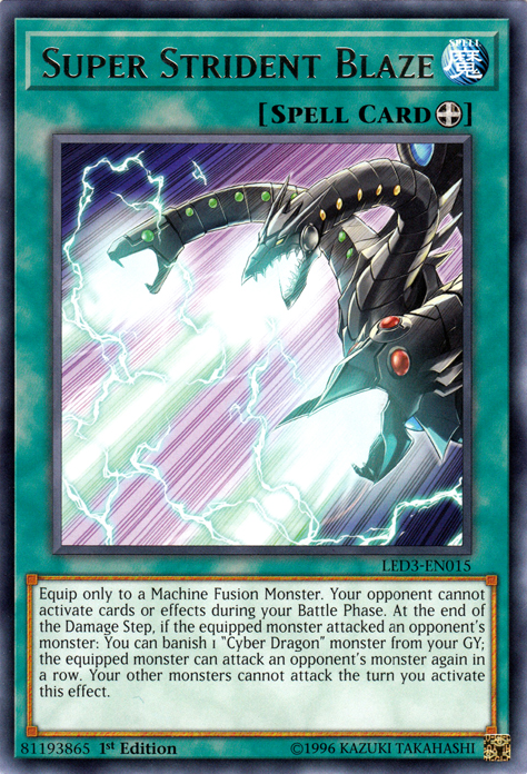 Super Strident Blaze [LED3-EN015] Rare | Odin's Place