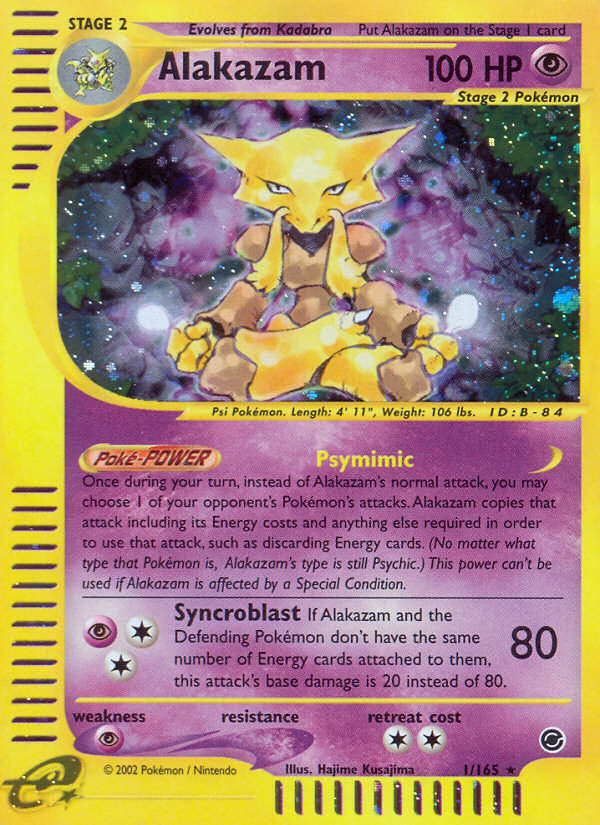 Alakazam (1/165) [Expedition: Base Set] | Odin's Place
