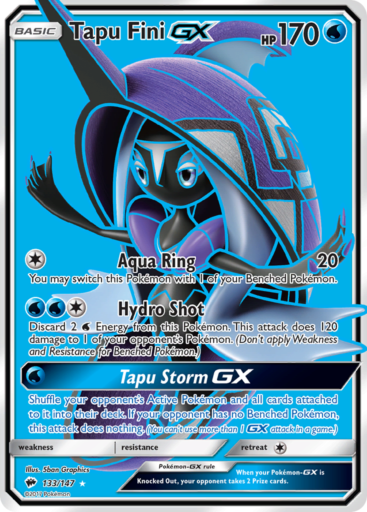 Tapu Fini GX (133/147) [Sun & Moon: Burning Shadows] | Odin's Place