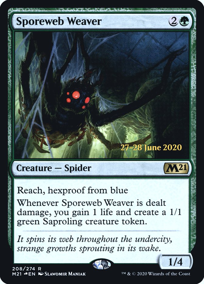 Sporeweb Weaver [Core Set 2021 Prerelease Promos] | Odin's Place
