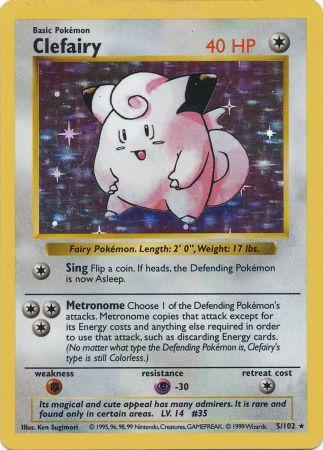 Clefairy (5/102) [Base Set Shadowless Unlimited] | Odin's Place