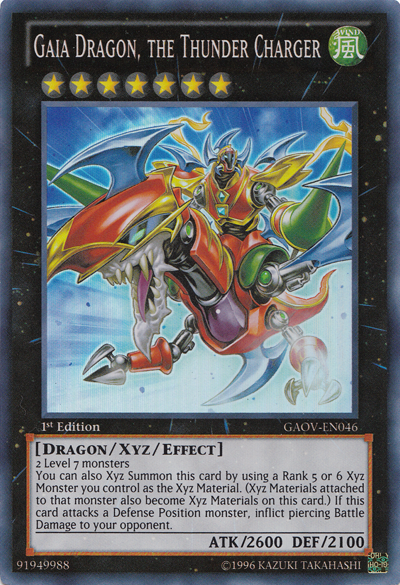 Gaia Dragon, the Thunder Charger [GAOV-EN046] Super Rare | Odin's Place