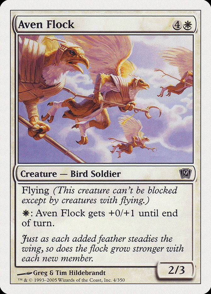 Aven Flock (4) [Ninth Edition] | Odin's Place