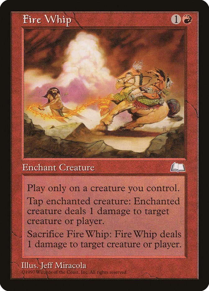 Fire Whip (100) [Weatherlight] | Odin's Place