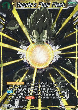 Vegeta's Final Flash (BT9-133) [Universal Onslaught] | Odin's Place