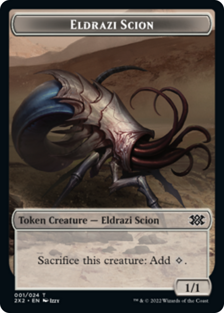 Bear // Eldrazi Scion Double-Sided Token [Double Masters 2022 Tokens] | Odin's Place