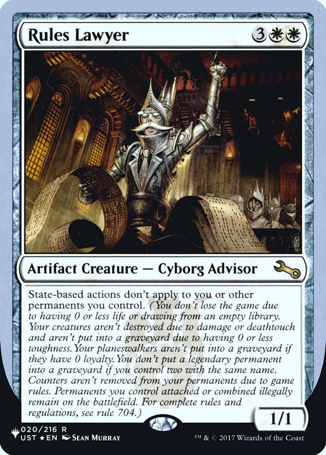 Rules Lawyer (Unfinity Foil Edition) [The List] | Odin's Place