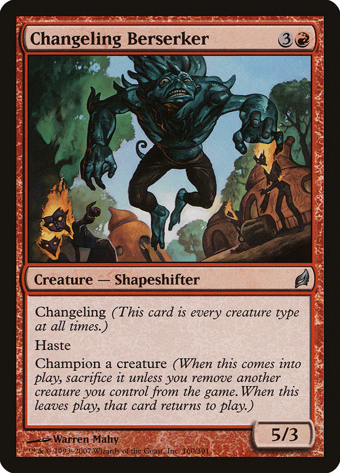 Changeling Berserker (160) [Lorwyn] | Odin's Place