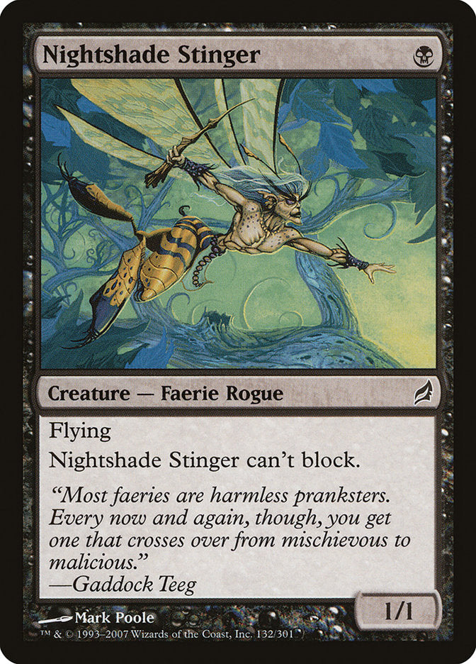 Nightshade Stinger (132) [Lorwyn] | Odin's Place