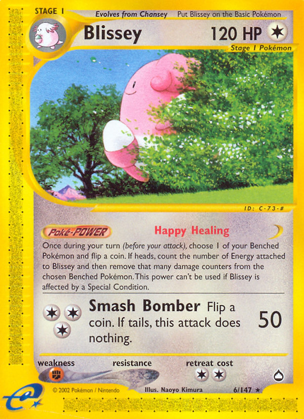 Blissey (6/147) [Aquapolis] | Odin's Place