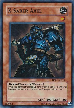 X-Saber Axel [HA01-EN010] Super Rare | Odin's Place