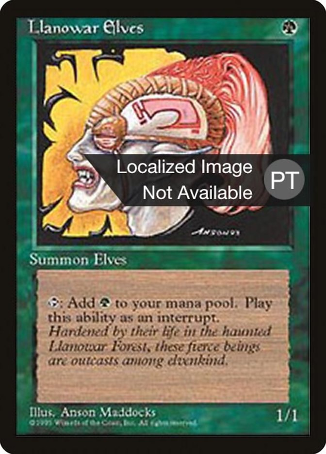 Llanowar Elves [Fourth Edition (Foreign Black Border)] | Odin's Place