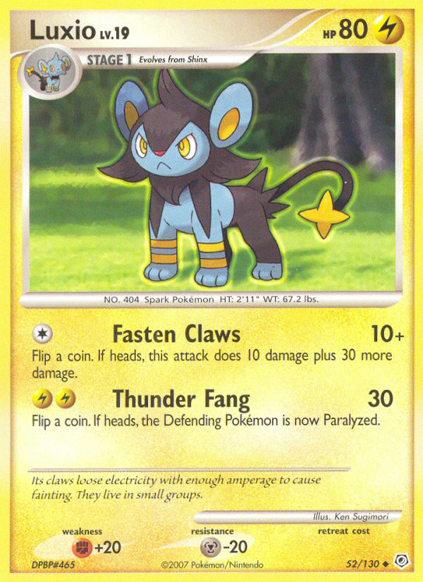 Luxio (52/130) [Diamond & Pearl: Base Set] | Odin's Place