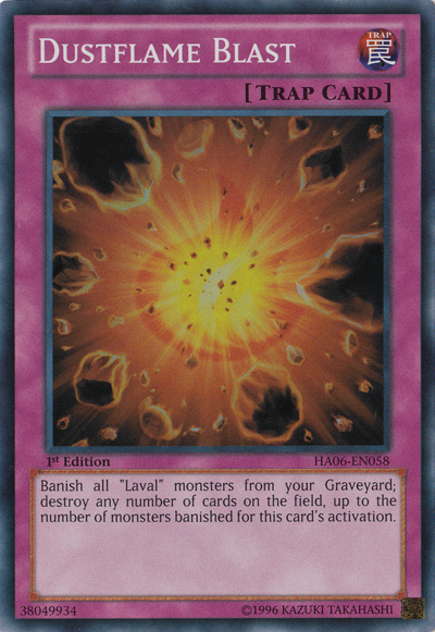 Dustflame Blast [HA06-EN058] Super Rare | Odin's Place