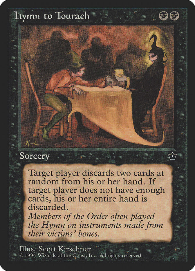 Hymn to Tourach (Scott Kirschner) [Fallen Empires] | Odin's Place