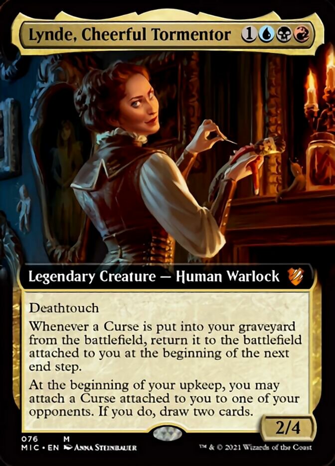 Lynde, Cheerful Tormentor (Extended Art) [Innistrad: Midnight Hunt Commander] | Odin's Place