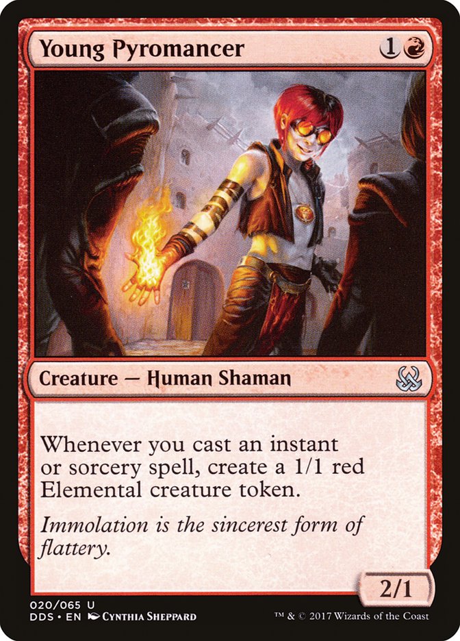 Young Pyromancer (20) [Duel Decks: Mind vs. Might] | Odin's Place