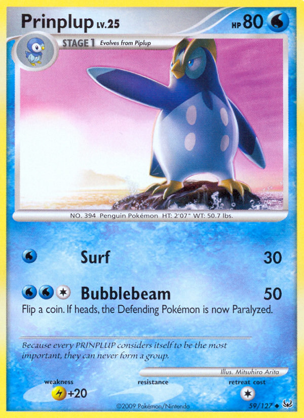 Prinplup (59/127) [Platinum: Base Set] | Odin's Place