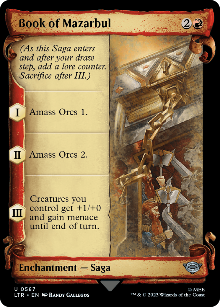 Book of Mazarbul [The Lord of the Rings: Tales of Middle-Earth Showcase Scrolls] | Odin's Place