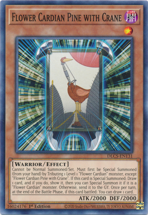 Flower Cardian Pine with Crane [DLCS-EN131] Common | Odin's Place