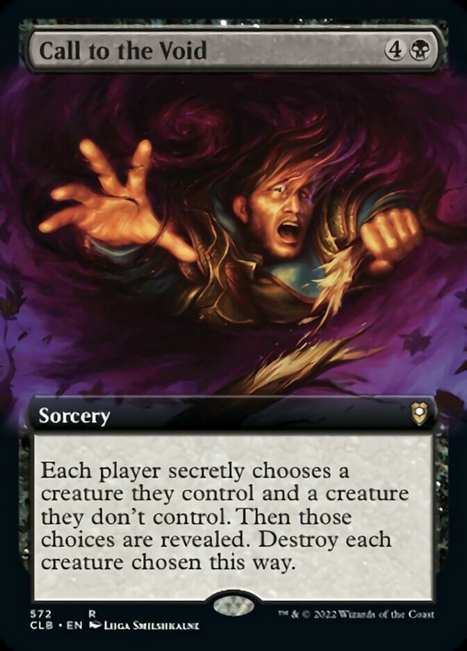 Call to the Void (Extended Art) [Commander Legends: Battle for Baldur's Gate] | Odin's Place