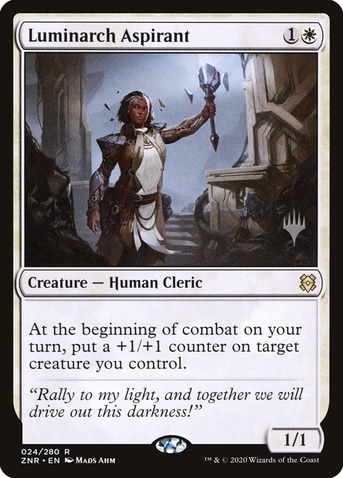 Luminarch Aspirant (Promo Pack) [Zendikar Rising Promos] | Odin's Place