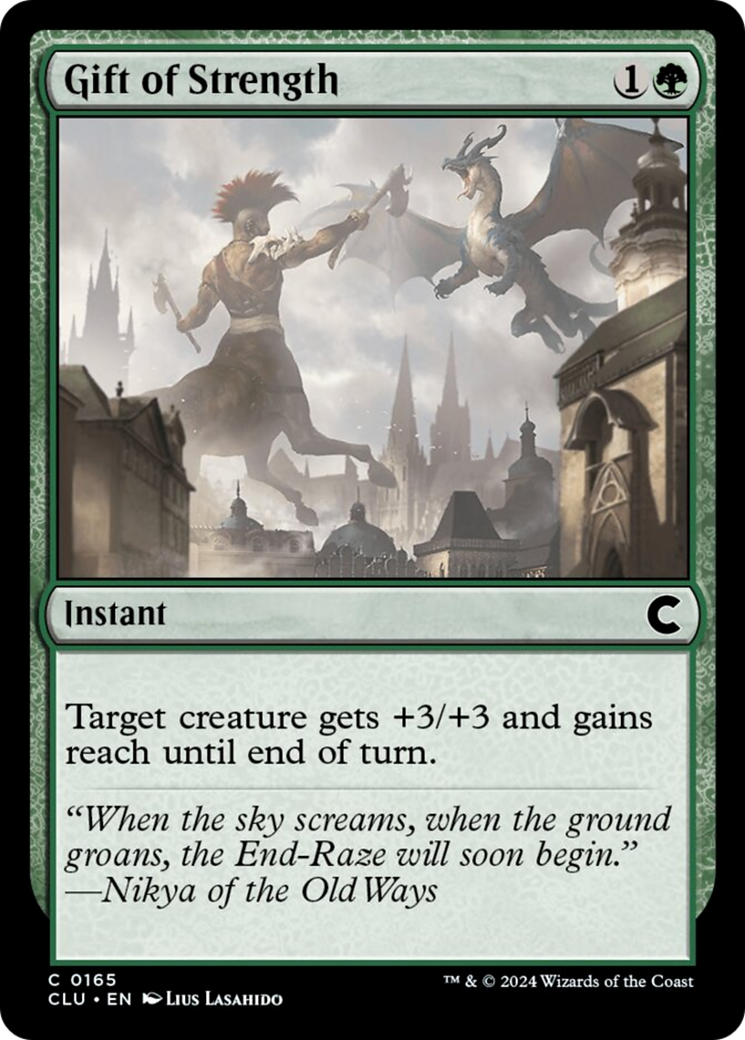 Gift of Strength [Ravnica: Clue Edition] | Odin's Place