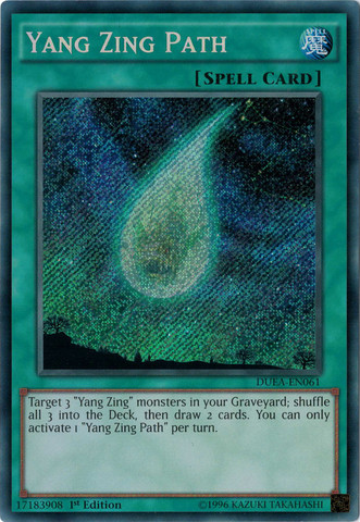 Yang Zing Path [DUEA-EN061] Secret Rare | Odin's Place