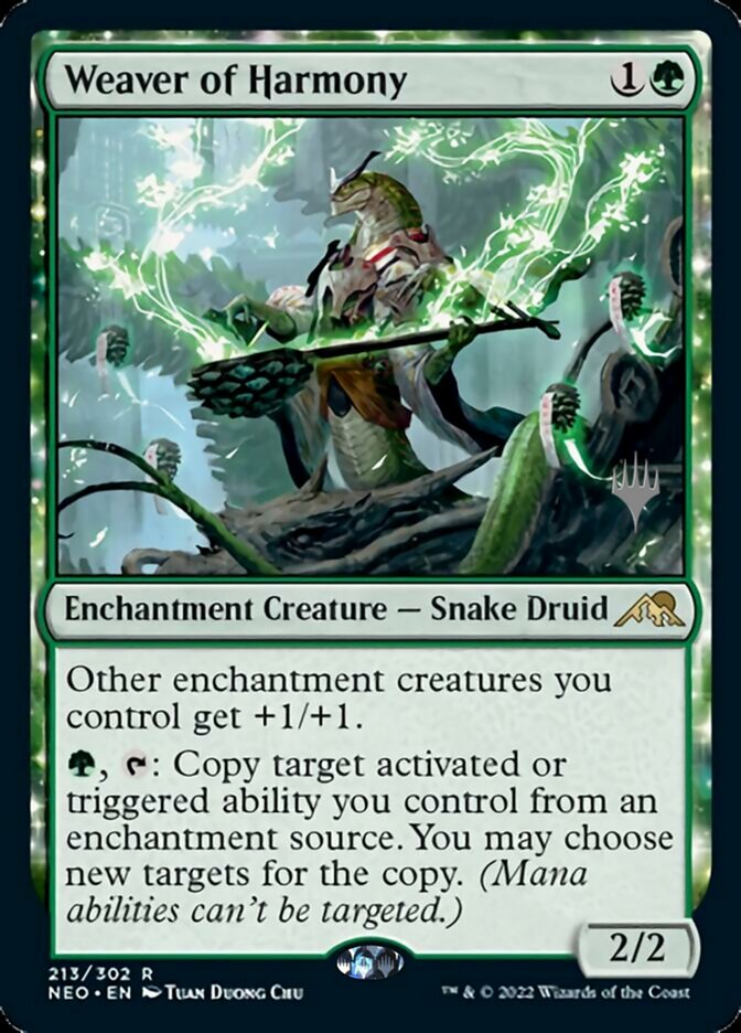 Weaver of Harmony (Promo Pack) [Kamigawa: Neon Dynasty Promos] | Odin's Place