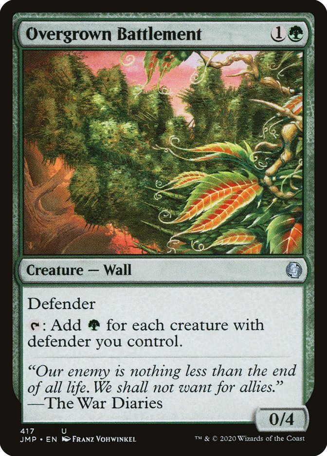 Overgrown Battlement [Jumpstart] | Odin's Place
