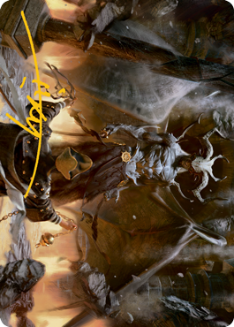 Ormendahl, the Corrupter Art Card (Gold-Stamped Signature) [Innistrad: Midnight Hunt Art Series] | Odin's Place
