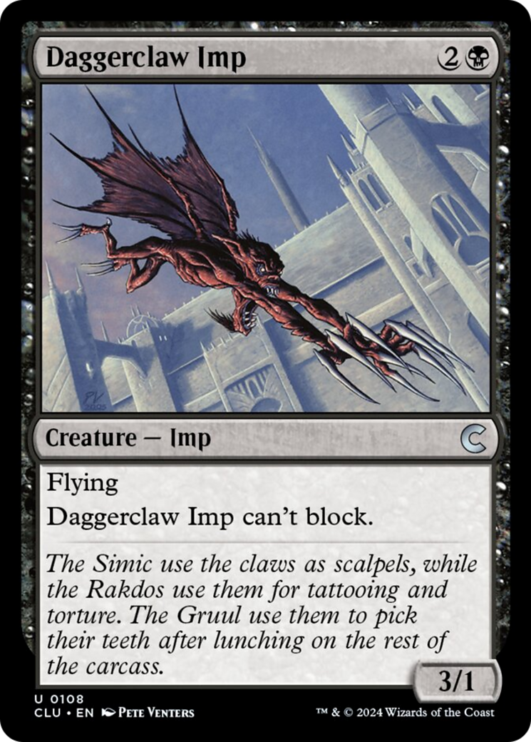 Daggerclaw Imp [Ravnica: Clue Edition] | Odin's Place