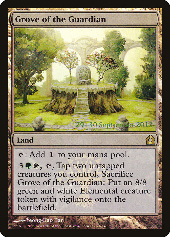 Grove of the Guardian (240) [Return to Ravnica Prerelease Promos] | Odin's Place