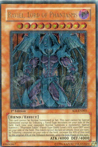 Raviel, Lord of Phantasms (UTR) [SOI-EN003] Ultimate Rare | Odin's Place