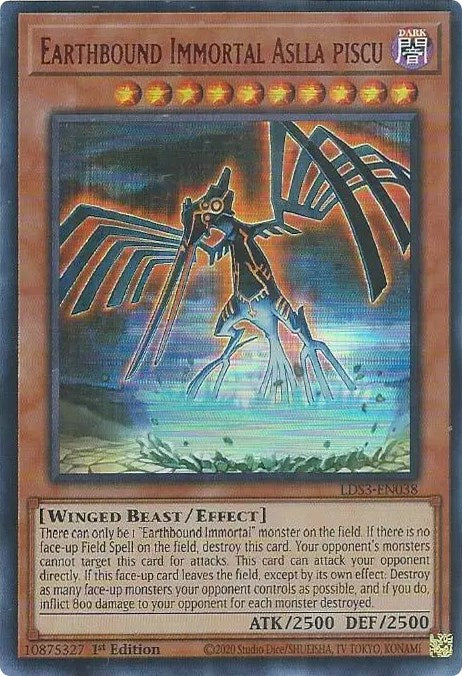 Earthbound Immortal Aslla piscu (Red) [LDS3-EN038] Ultra Rare | Odin's Place