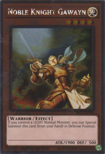 Noble Knight Gawayn [NKRT-EN004] Platinum Rare | Odin's Place