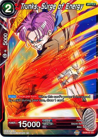 Trunks, Surge of Energy (EX06-01) [Special Anniversary Set] | Odin's Place