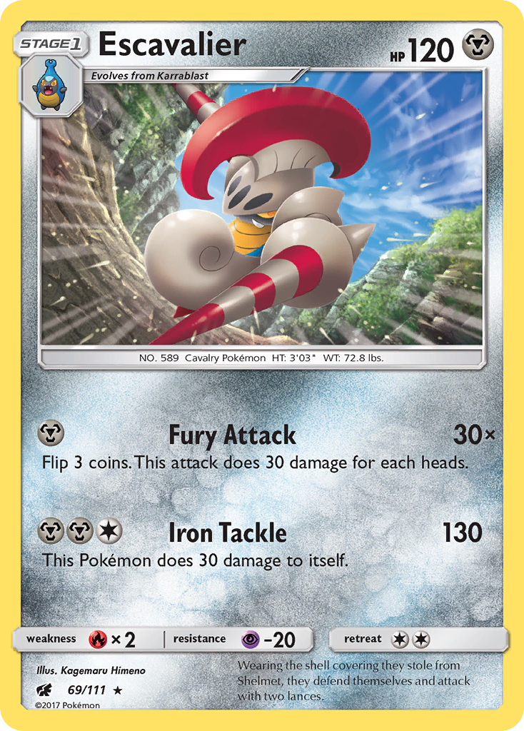 Escavalier (69/111) [Sun & Moon: Crimson Invasion] | Odin's Place
