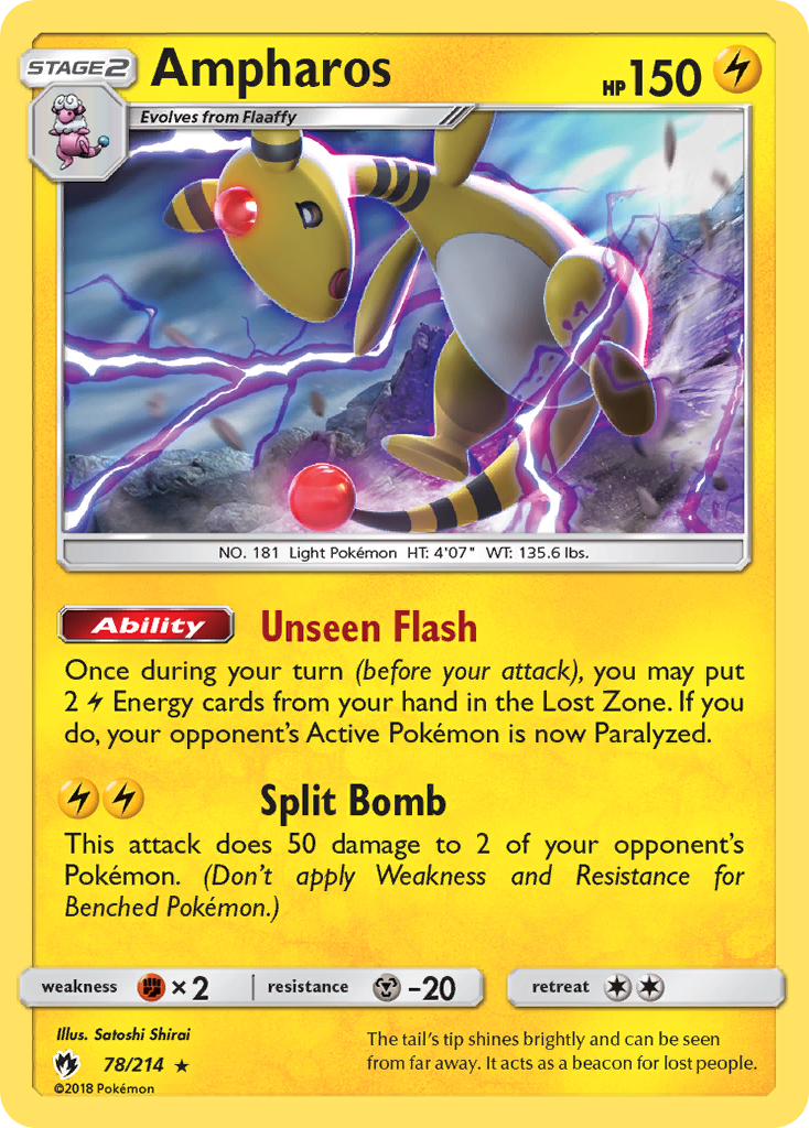 Ampharos (78/214) [Sun & Moon: Lost Thunder] | Odin's Place
