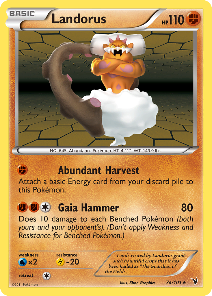 Landorus (74/101) [Black & White: Noble Victories] | Odin's Place