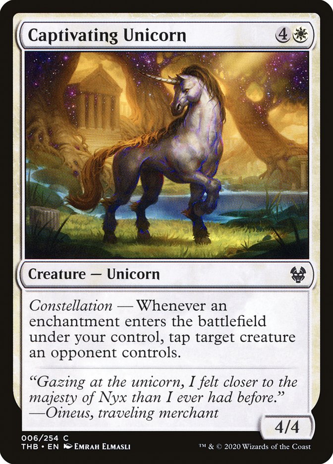 Captivating Unicorn [Theros Beyond Death] | Odin's Place