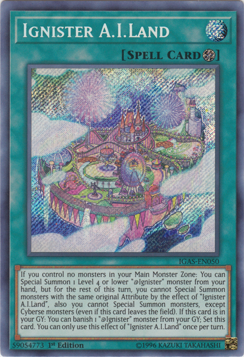 Ignister A.I.Land [IGAS-EN050] Secret Rare | Odin's Place