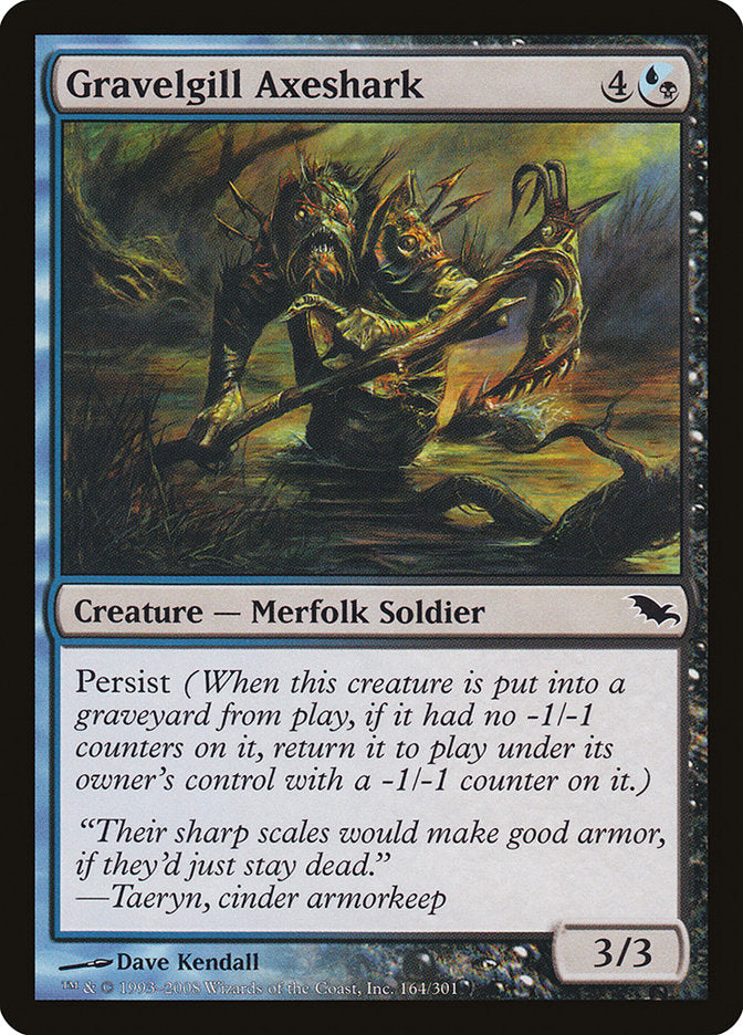Gravelgill Axeshark (164) [Shadowmoor] | Odin's Place