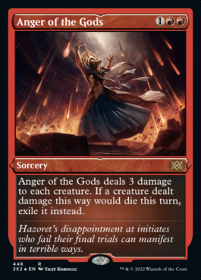 Anger of the Gods (Foil Etched) [Double Masters 2022] | Odin's Place