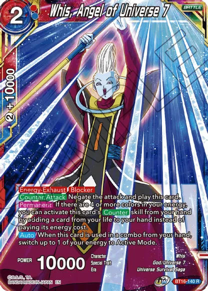 Whis, Angel of Universe 7 (BT16-140) [Realm of the Gods] | Odin's Place