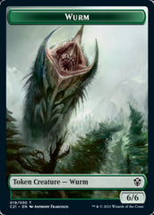 Wurm // Kraken Double-Sided Token [Commander 2021 Tokens] | Odin's Place