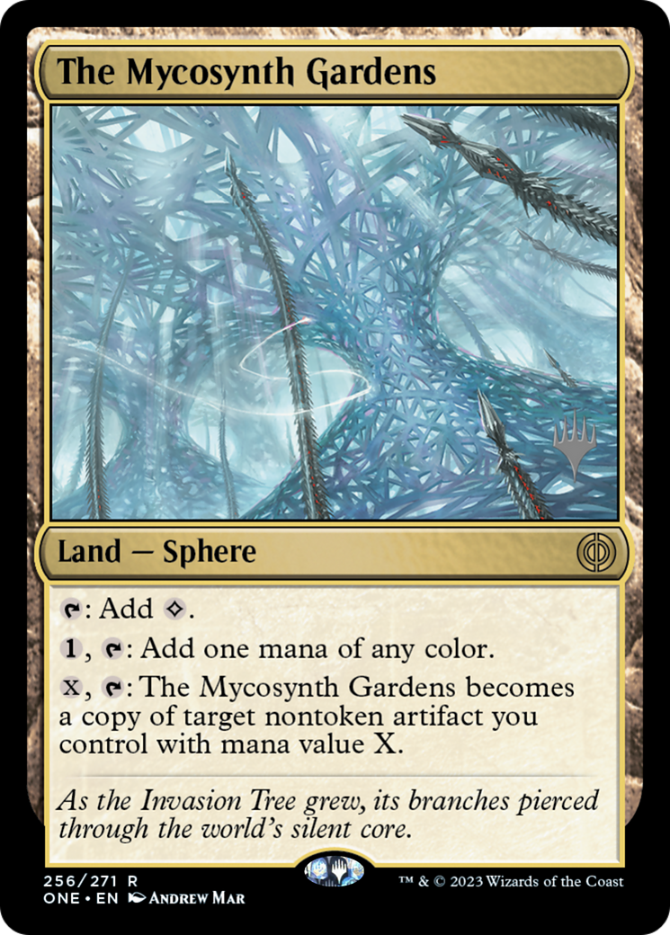 The Mycosynth Gardens (Promo Pack) [Phyrexia: All Will Be One Promos] | Odin's Place